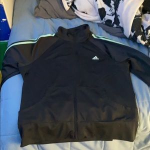 ADIDAS mint green grey jacket
